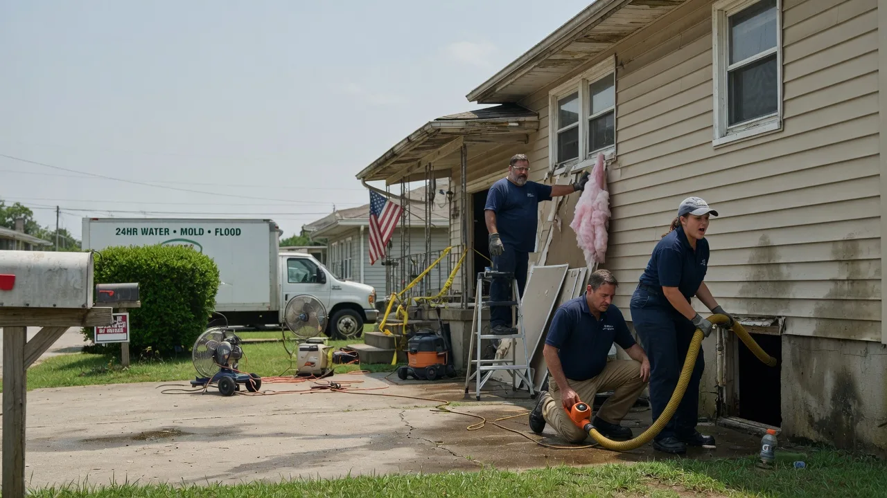Water Damage Repair in Brenham, TX near me